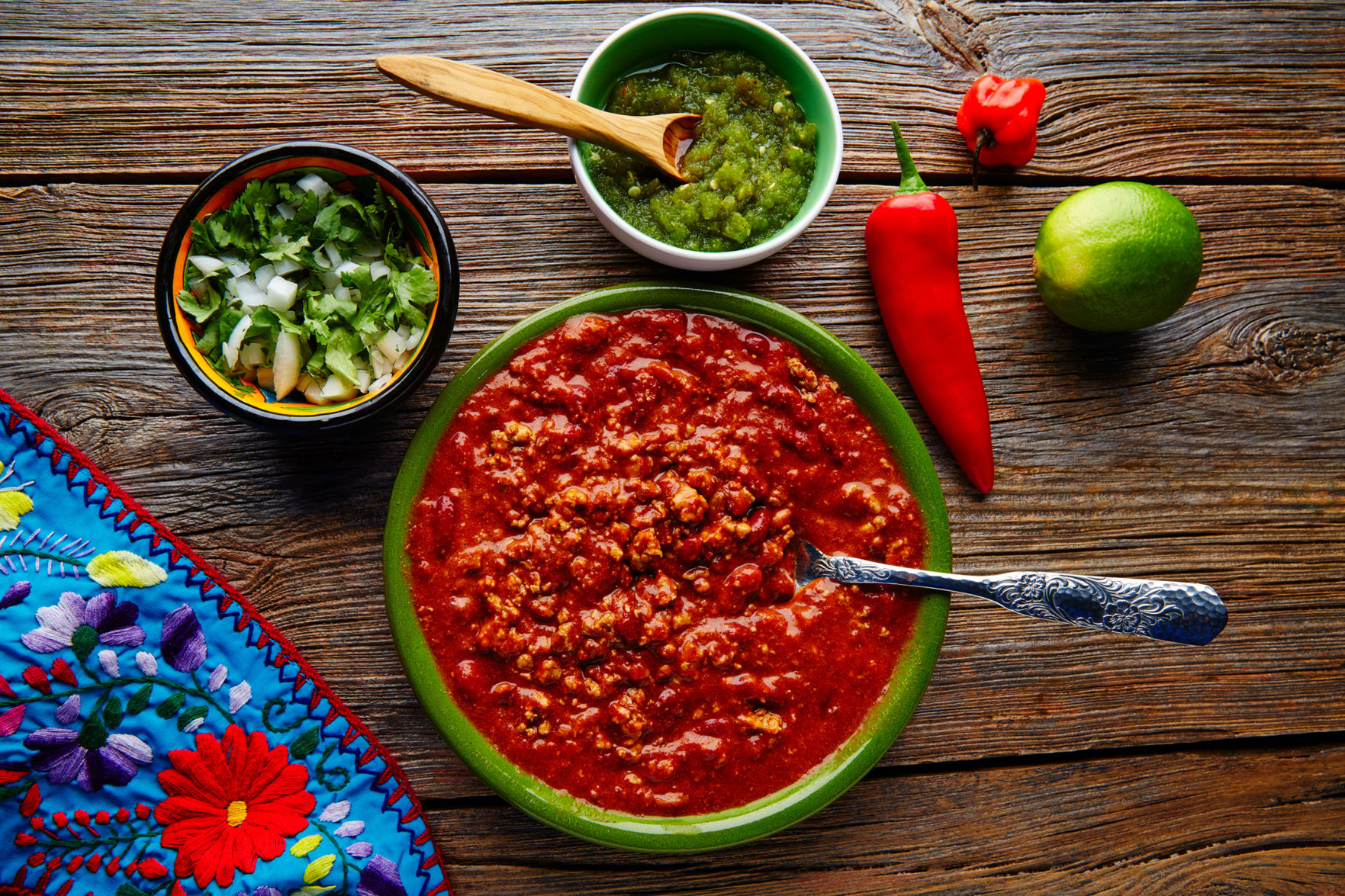 No beans in chili (Texas)